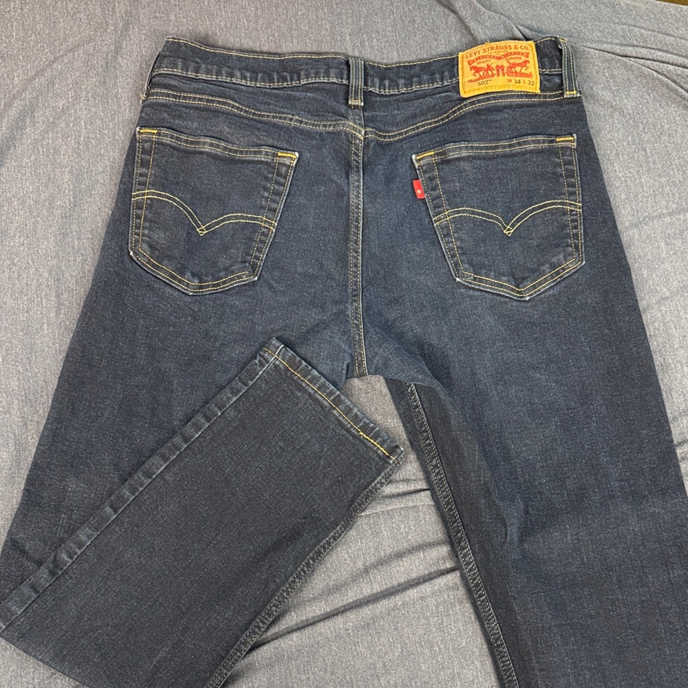 Levi's Men's Dark Blue Straight Jeans